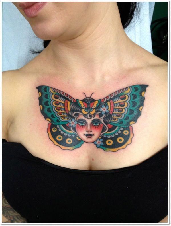 300+ Beautiful Chest Tattoos For Women (2021) Girly