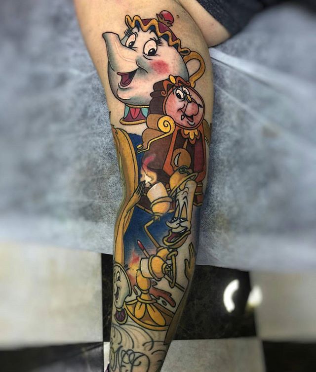 0 Best Beauty And The Beast Tattoos 21 Disney Inspired Designs