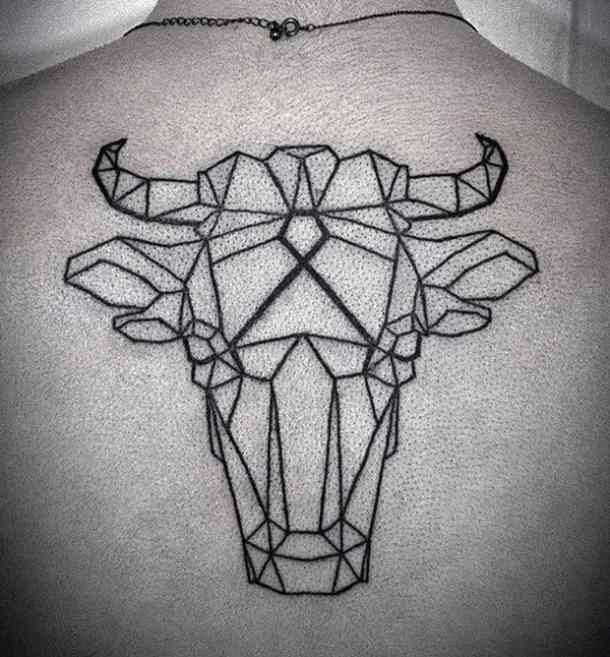 Small Simple Bull Tattoo Designs (29)