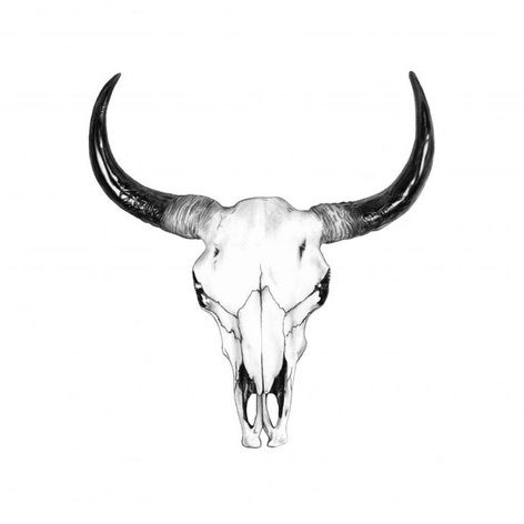 Small Simple Bull Tattoo Designs (40)