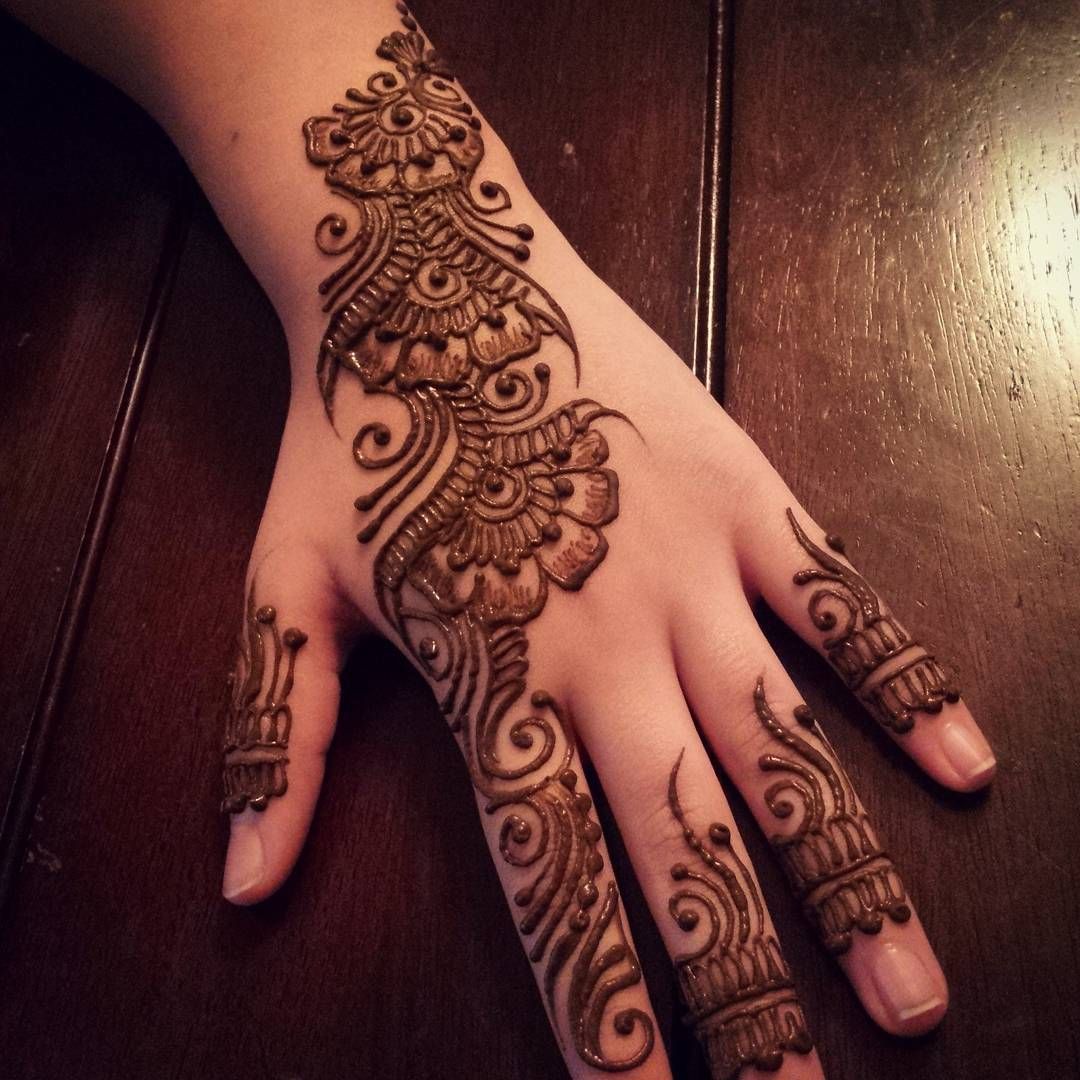 2 Easy Mehndi Designs For Left Hand Right Hand Front Hand Back Hand 21