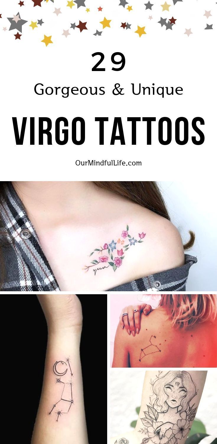 230+ Virgo Tattoo Designs (2021) Zodiac, Horoscope & Constellation ideas