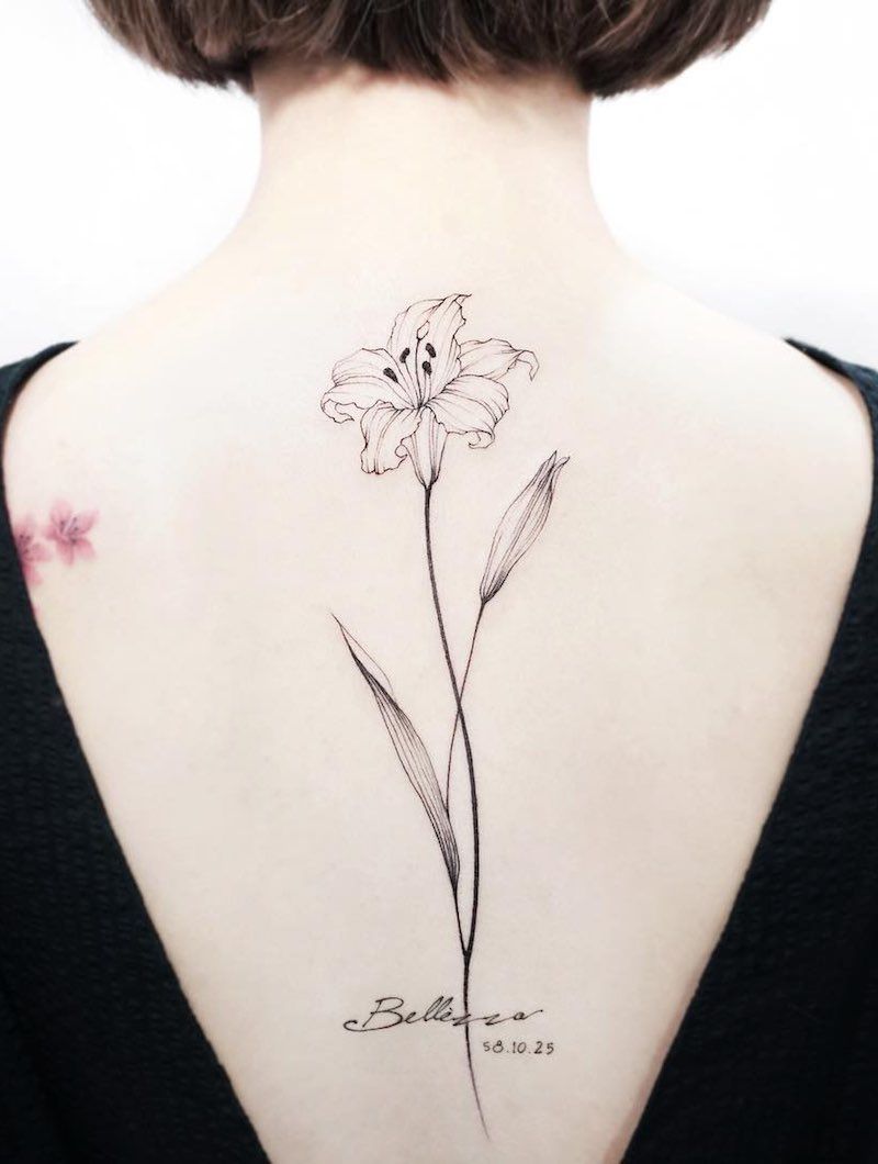 Lily Shoulder Tattoos Meaning Ideas Designs (124)