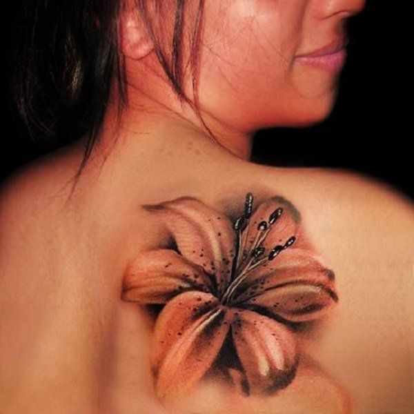 Lily Shoulder Tattoos Meaning Ideas Designs (13)