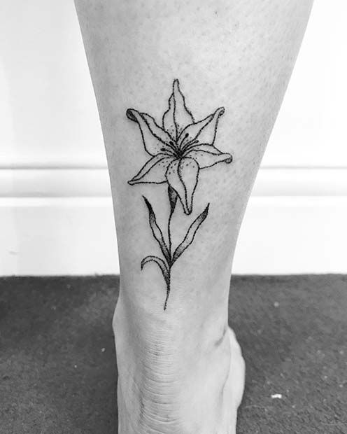 Lily Shoulder Tattoos Meaning Ideas Designs (130)