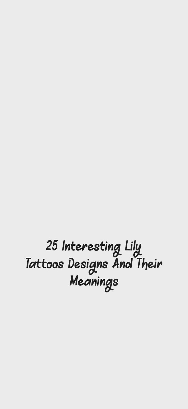 Lily Shoulder Tattoos Meaning Ideas Designs (136)