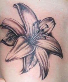 Lily Shoulder Tattoos Meaning Ideas Designs (16)