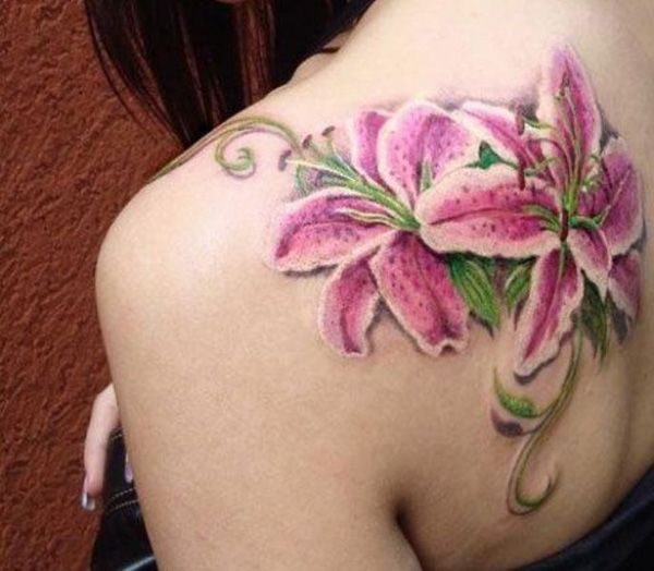 Lily Shoulder Tattoos Meaning Ideas Designs (161)