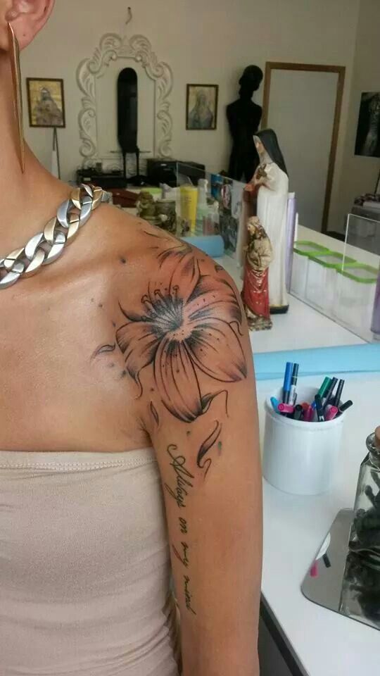 Lily Shoulder Tattoos Meaning Ideas Designs (162)