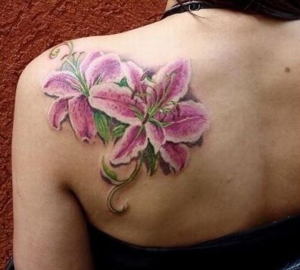 Lily Shoulder Tattoos Meaning Ideas Designs (179)
