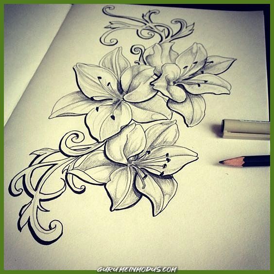 Lily Shoulder Tattoos Meaning Ideas Designs (206)