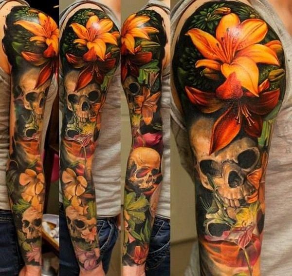 Lily Shoulder Tattoos Meaning Ideas Designs (208)