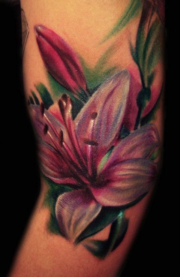 Lily Shoulder Tattoos Meaning Ideas Designs (213)