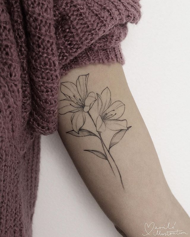 Lily Shoulder Tattoos Meaning Ideas Designs (237)