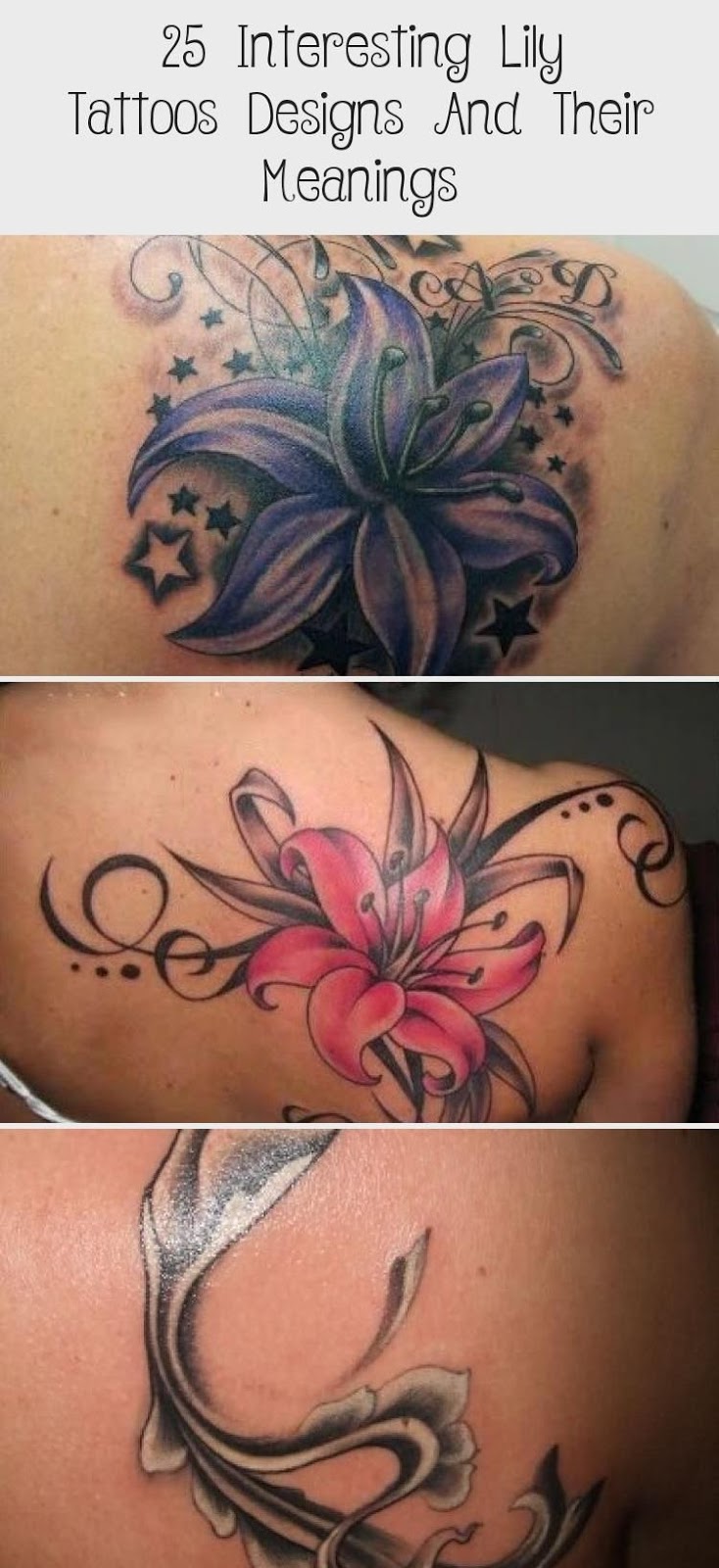 Lily Shoulder Tattoos Meaning Ideas Designs (244)