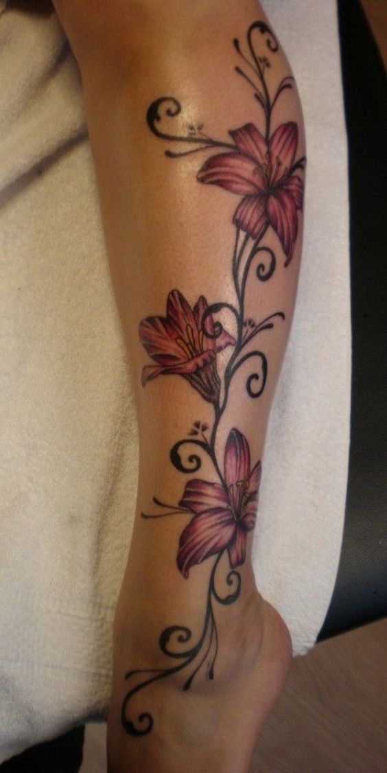 Lily Shoulder Tattoos Meaning Ideas Designs (3)