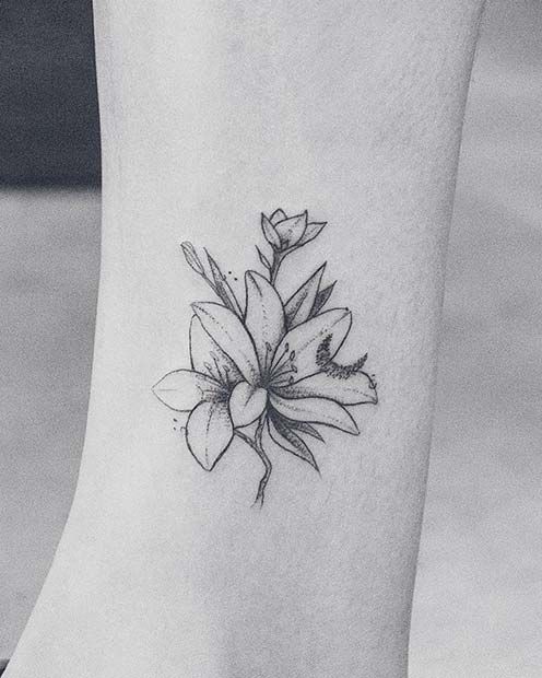 Lily Shoulder Tattoos Meaning Ideas Designs (35)