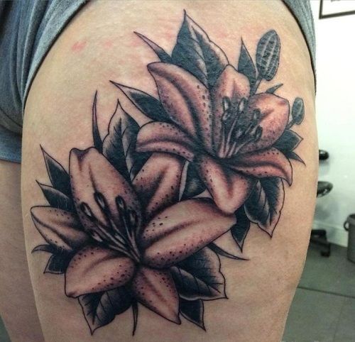 Lily Shoulder Tattoos Meaning Ideas Designs (54)