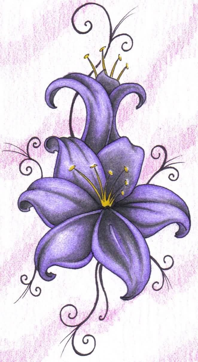 Lily Shoulder Tattoos Meaning Ideas Designs (55)