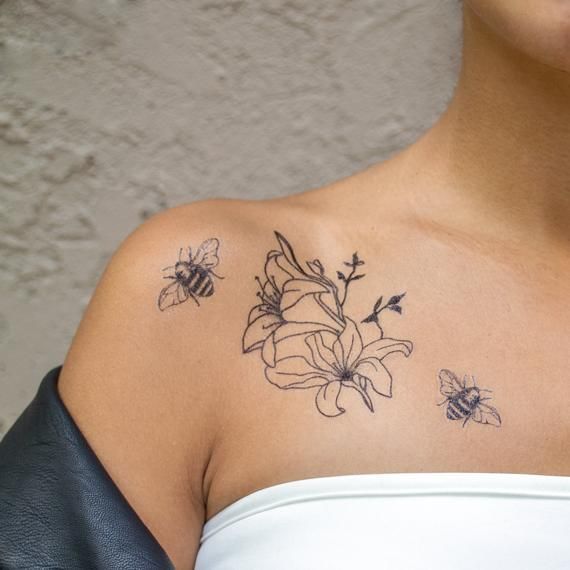 Lily Shoulder Tattoos Meaning Ideas Designs (68)