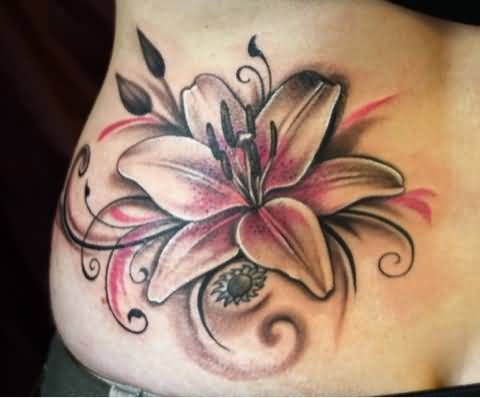 Lily Shoulder Tattoos Meaning Ideas Designs (79)