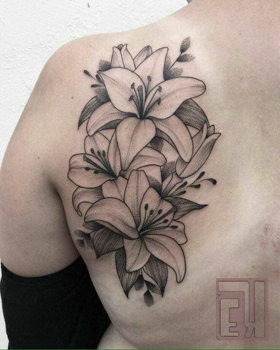 Lily Shoulder Tattoos Meaning Ideas Designs (82)