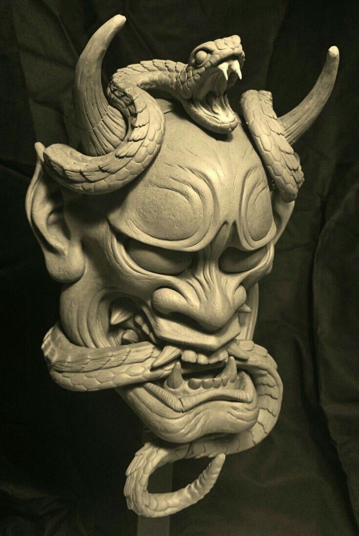 Japanese Hannya Masks Tattoos (156)