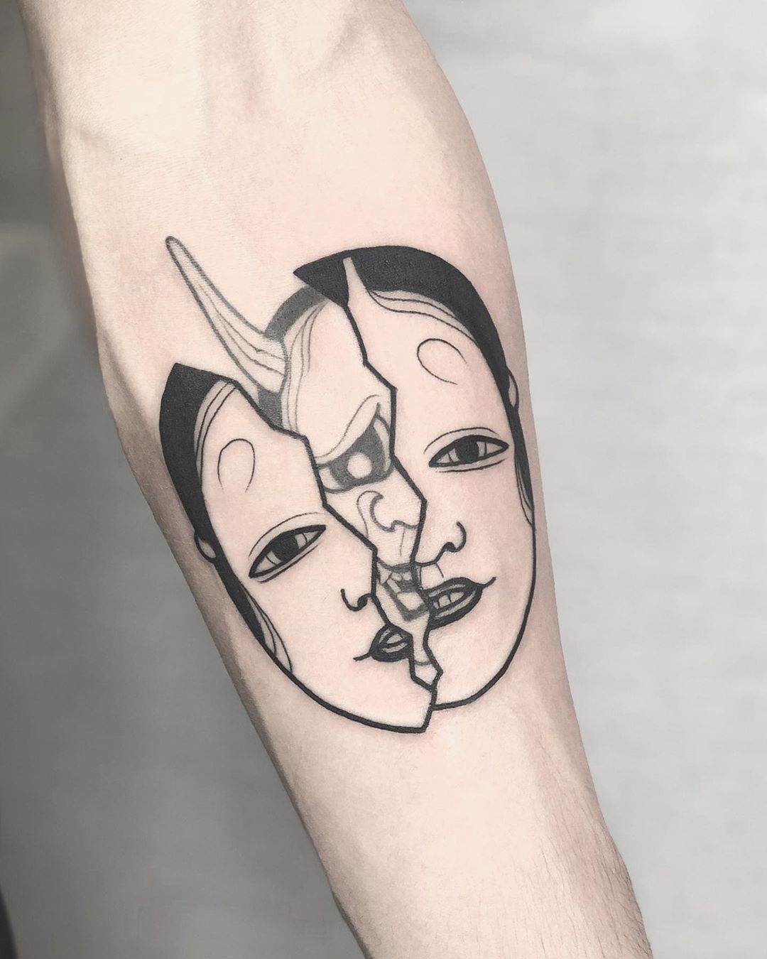 Japanese Hannya Masks Tattoos (51)