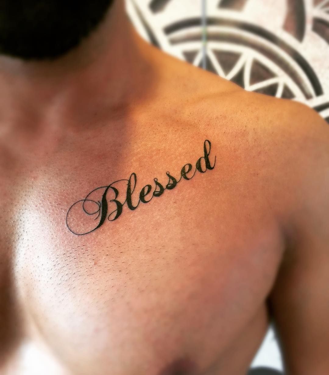 Small Simple Blessing Tattoo Designs (102)