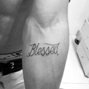 Small Simple Blessing Tattoo Designs (133)