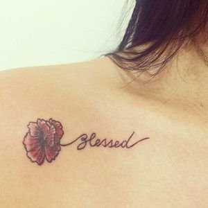 Small Simple Blessing Tattoo Designs (55)