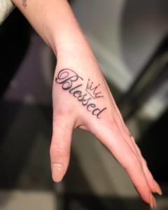 Small Simple Blessing Tattoo Designs (60)