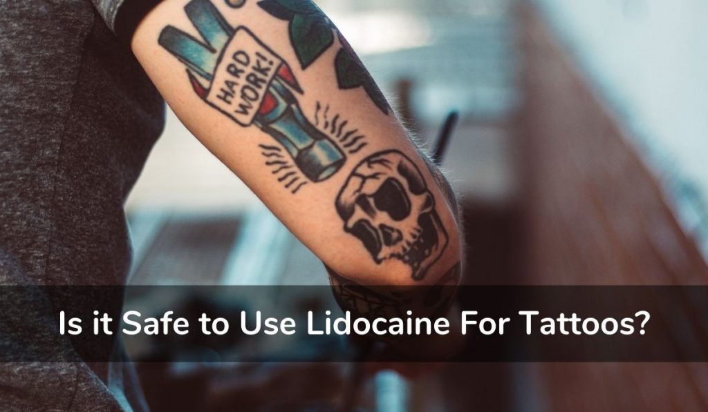 Tattoo lidocain spray Needles and
