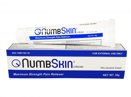 Novo Numbskin Numbing Cream 5% Lidocaína Anestésico Tópico