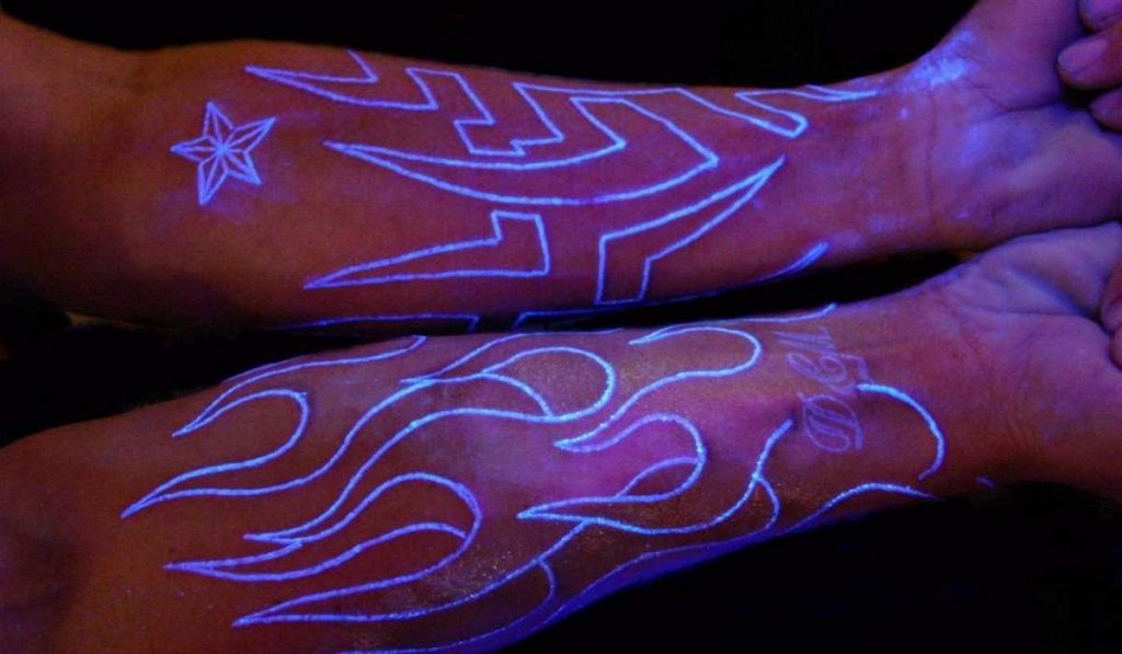 glowing tattoo