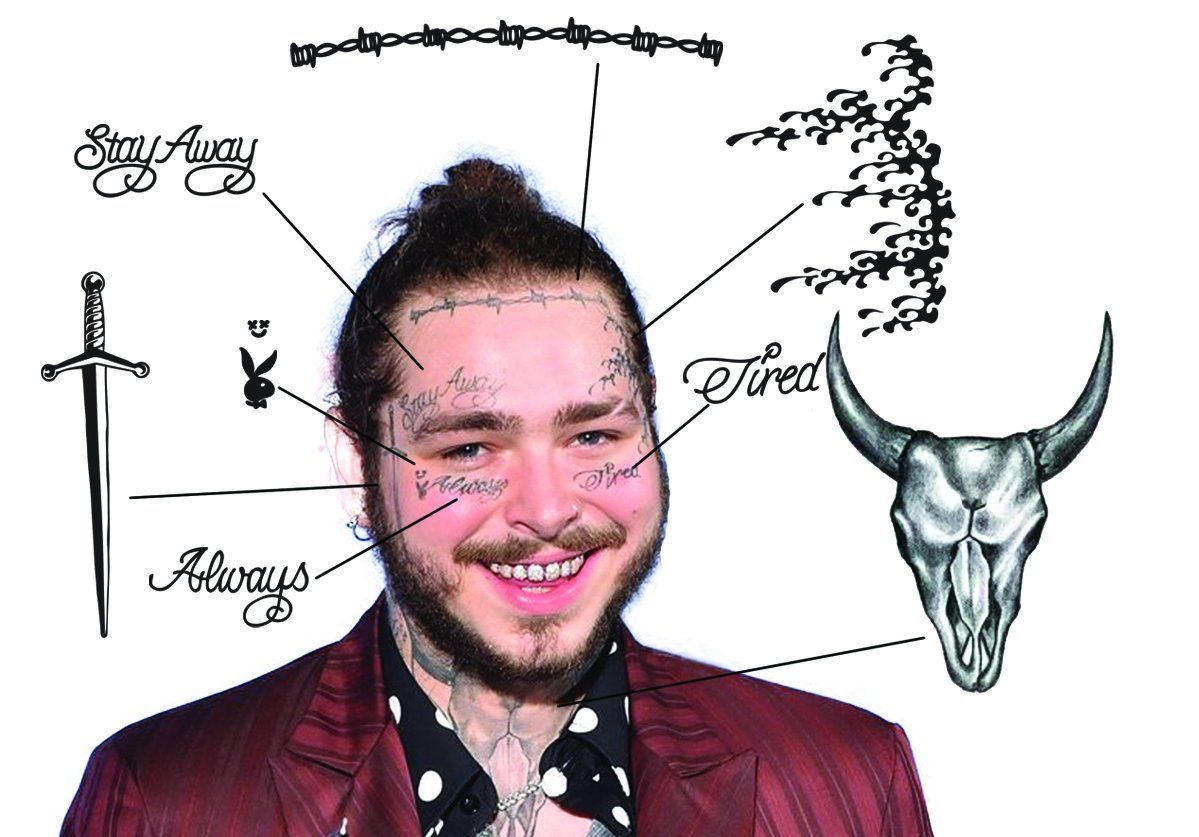 Post Malone's Hand Tattoos - wide 5