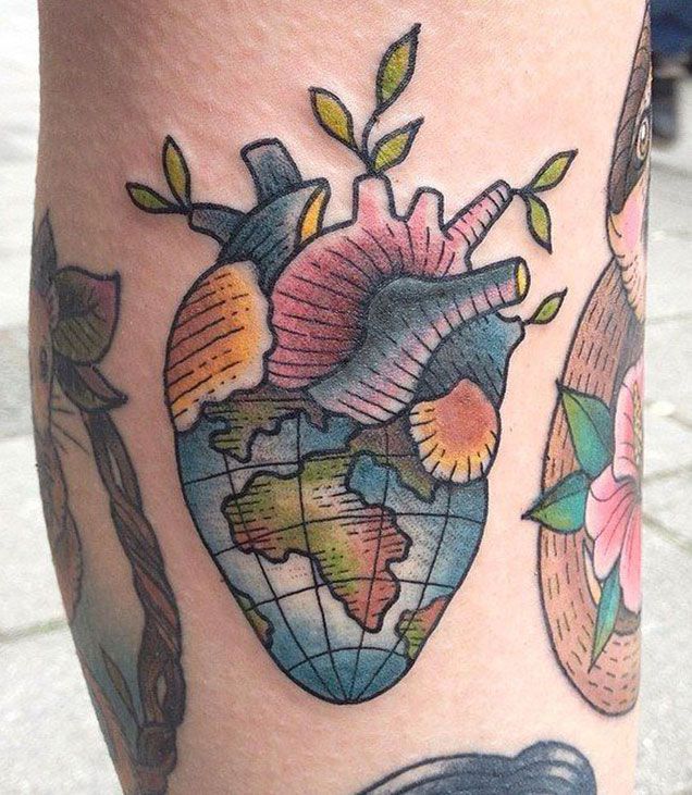 Earth Tattoo Ideas 2