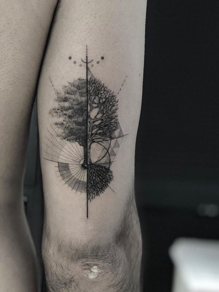 60+ Meaningful Earth Tattoos Designs For Environmentalist (2021) Small