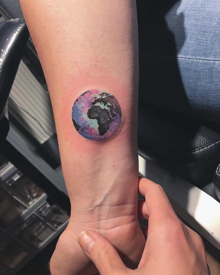 Planet Earth Tattoos 4