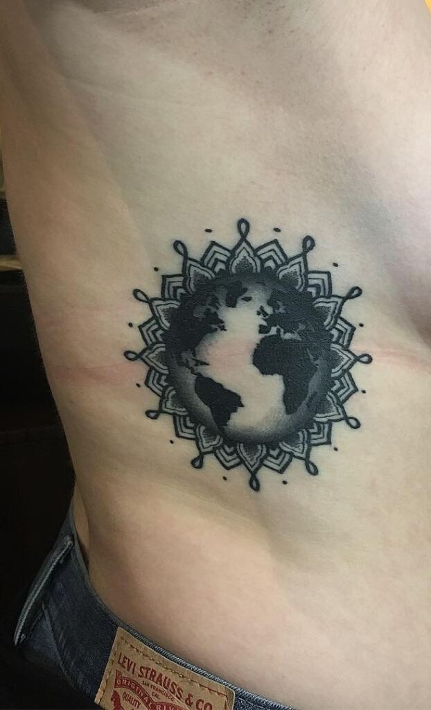 Planet Earth Tattoos 8