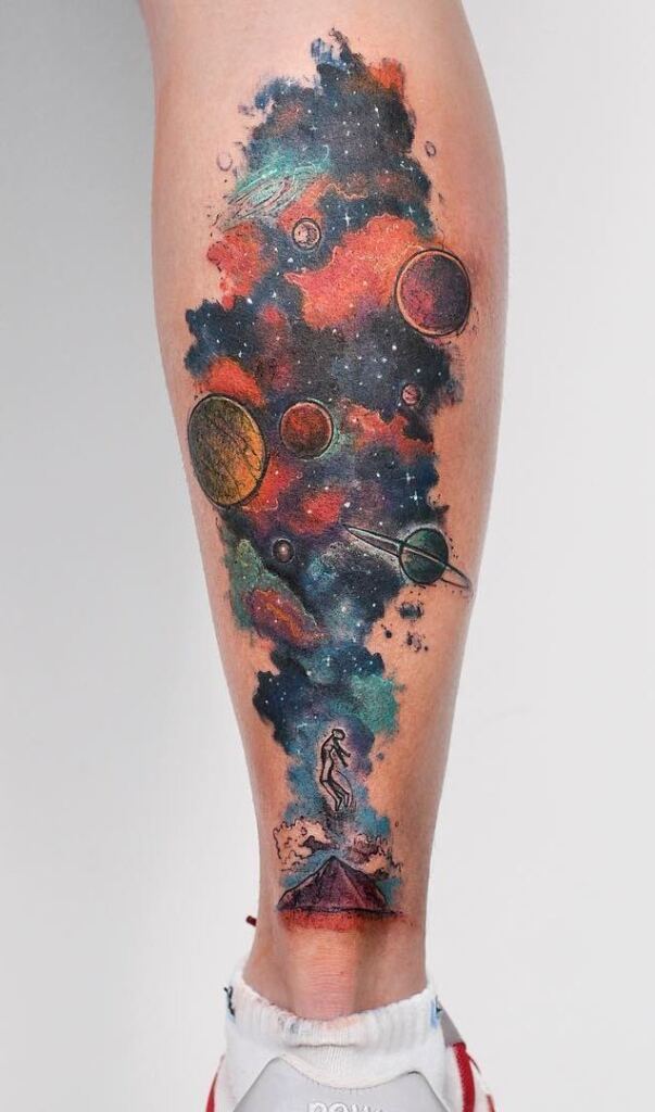 Space Tattoo Ideas 103
