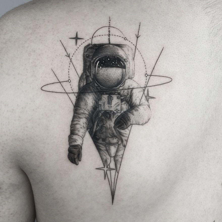 Space Tattoo Ideas 35