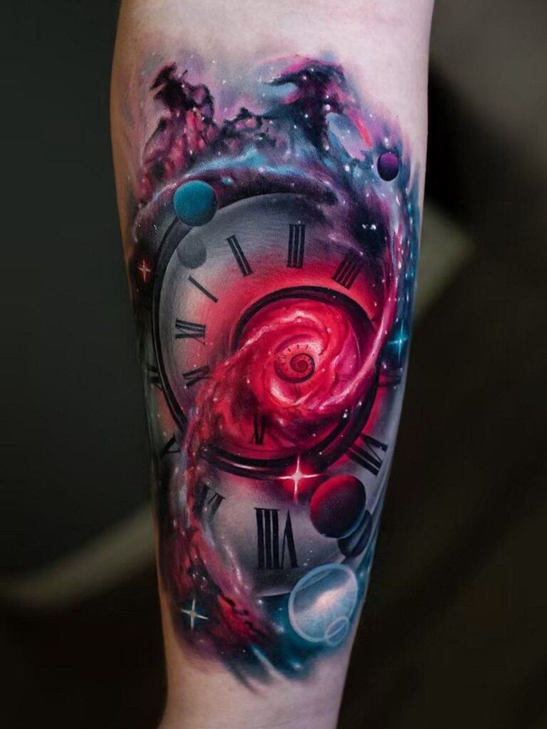 120 Cool Space Tattoo Ideas Galaxy Universe Tattoo Designs 