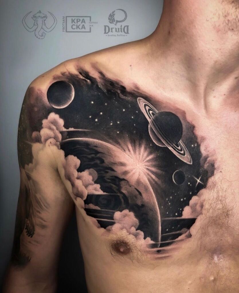 Space Tattoo Ideas 76