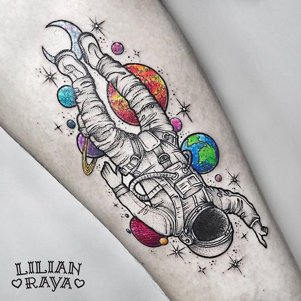 Space Tattoo Ideas 81