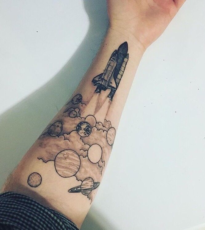 Space Tattoo Ideas 85