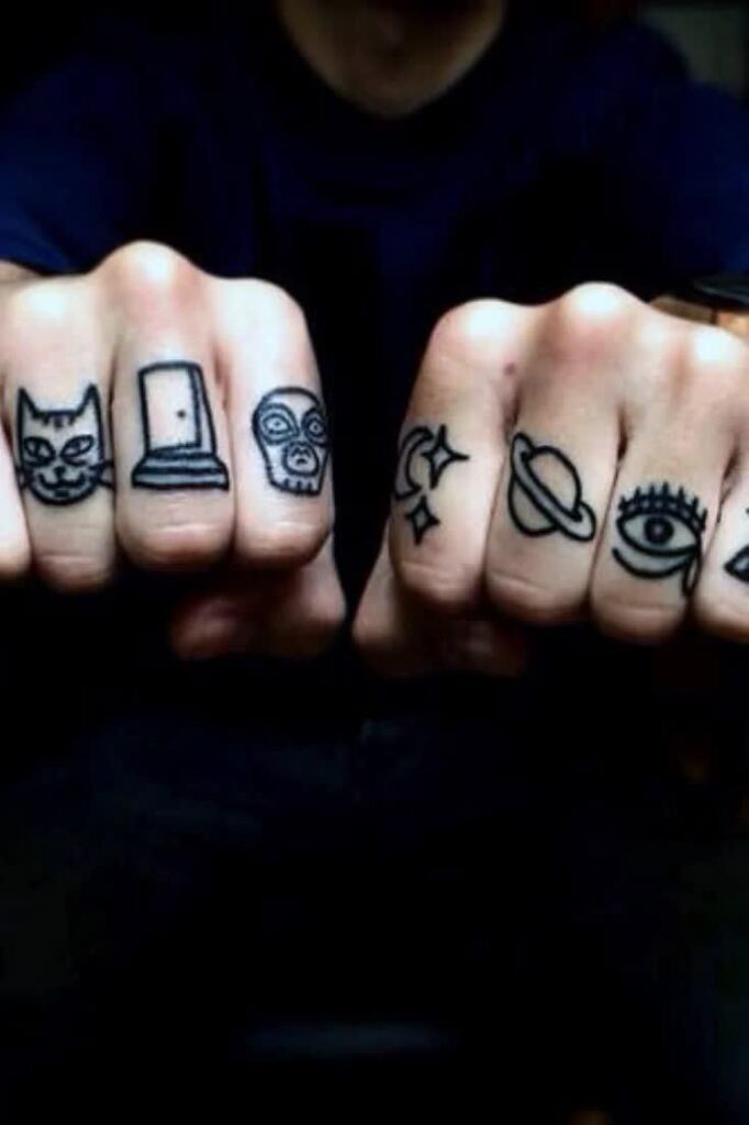 Knuckle Tattoos 12