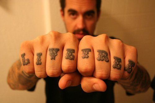 Knuckle Tattoos 171
