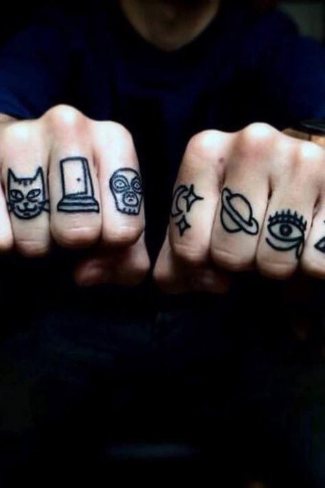 Knuckle Tattoos 179