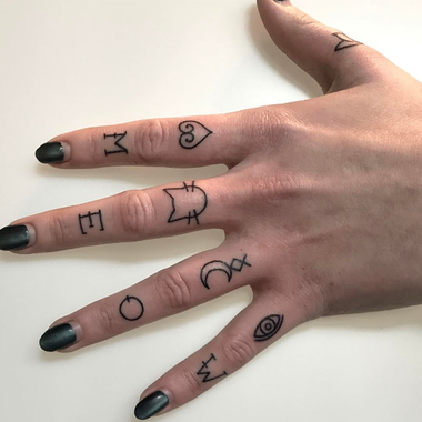 Knuckle Tattoos 2
